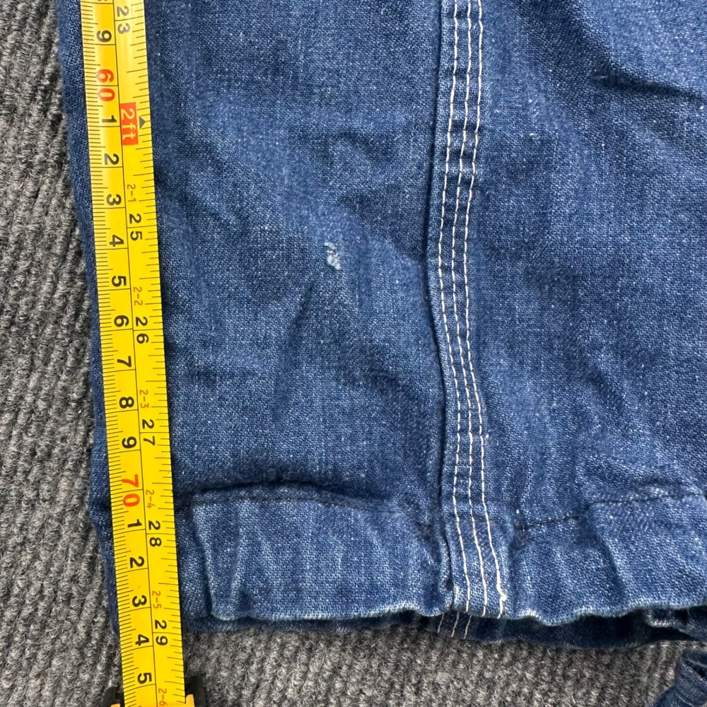 90s Vtg Laurenté Denim Utility Pants 25 High Waist Cinched Ankle Blue Casual - Picture 5 of 13